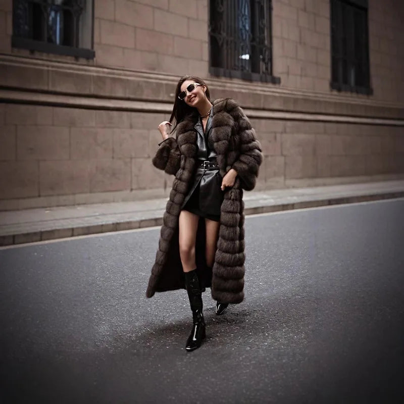 Bellanica - Fashion Warm Faux Fur Coat