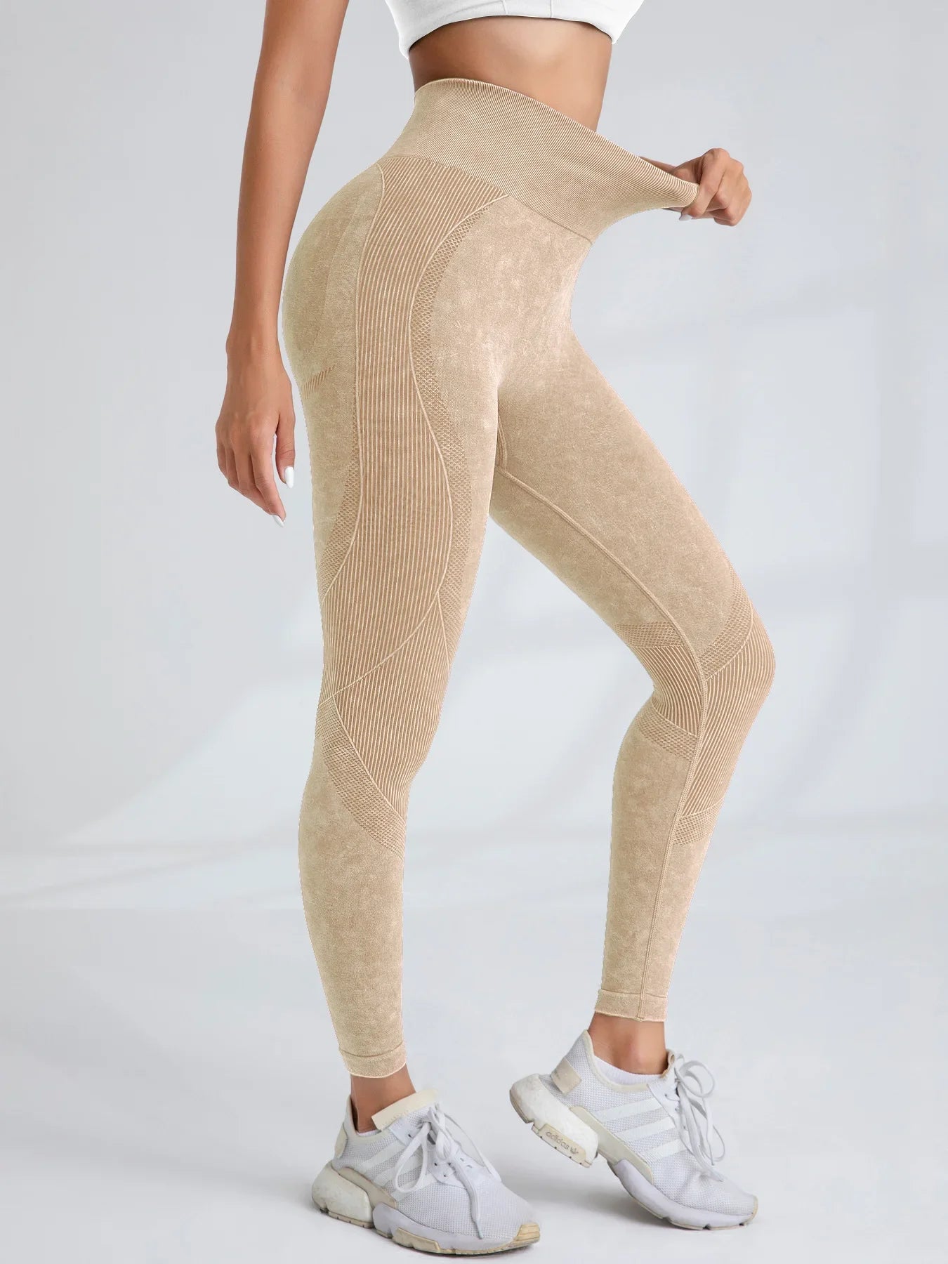 Bellanica - Seamless high-waist hip-lifting leggings
