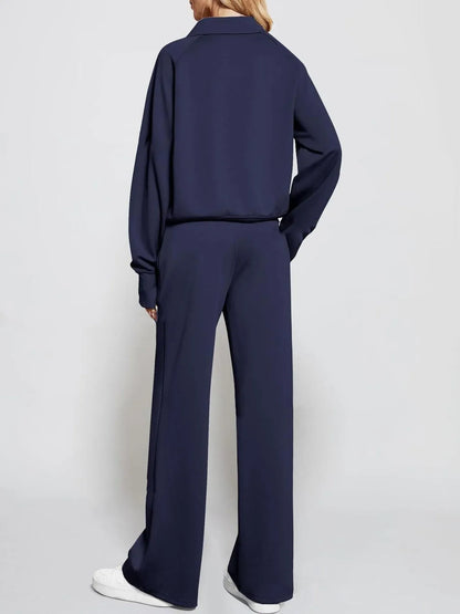 Bellanica - Women's 2-Piece Zipper Sweat Set