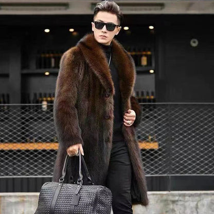 Bellanica - Men’s Long Faux-Fur Coat