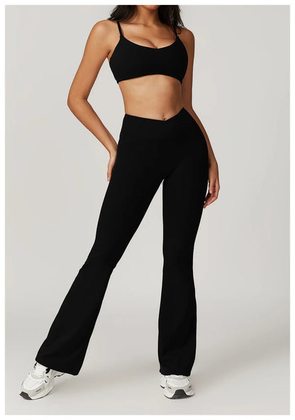 Bellanica - 2-Piece Crop Top Leggings Set