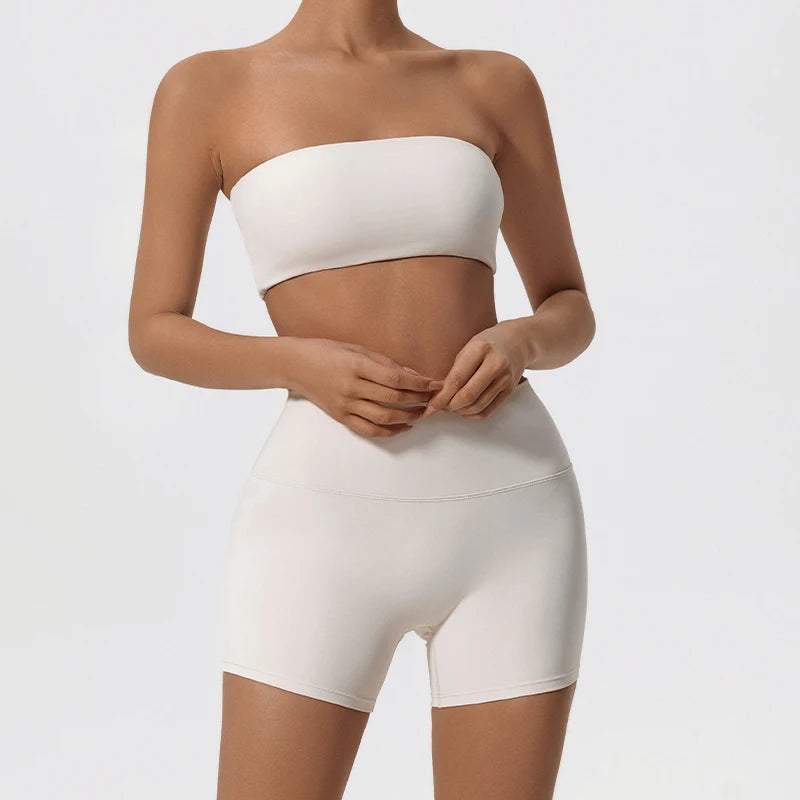 Bellanica - Women’s strapless workout bra set
