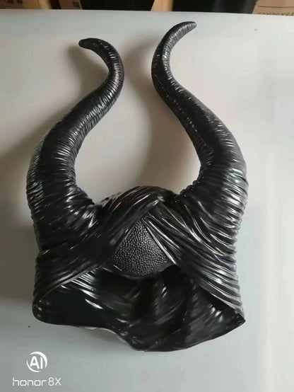 Bellanica - Latex Maleficent Horns Cosplay Headpiece