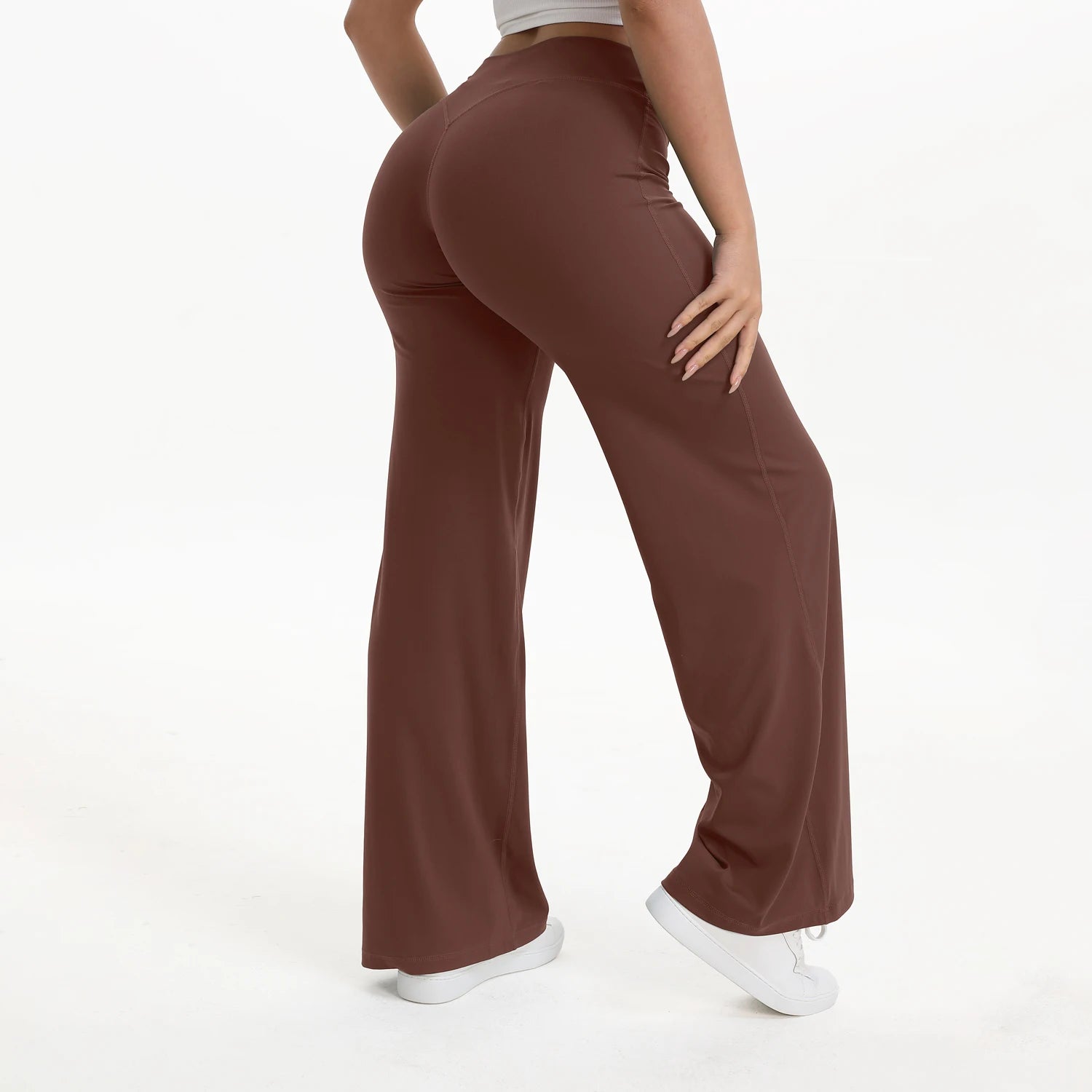 Mid-waist soft yoga gym leggings - Bellanica