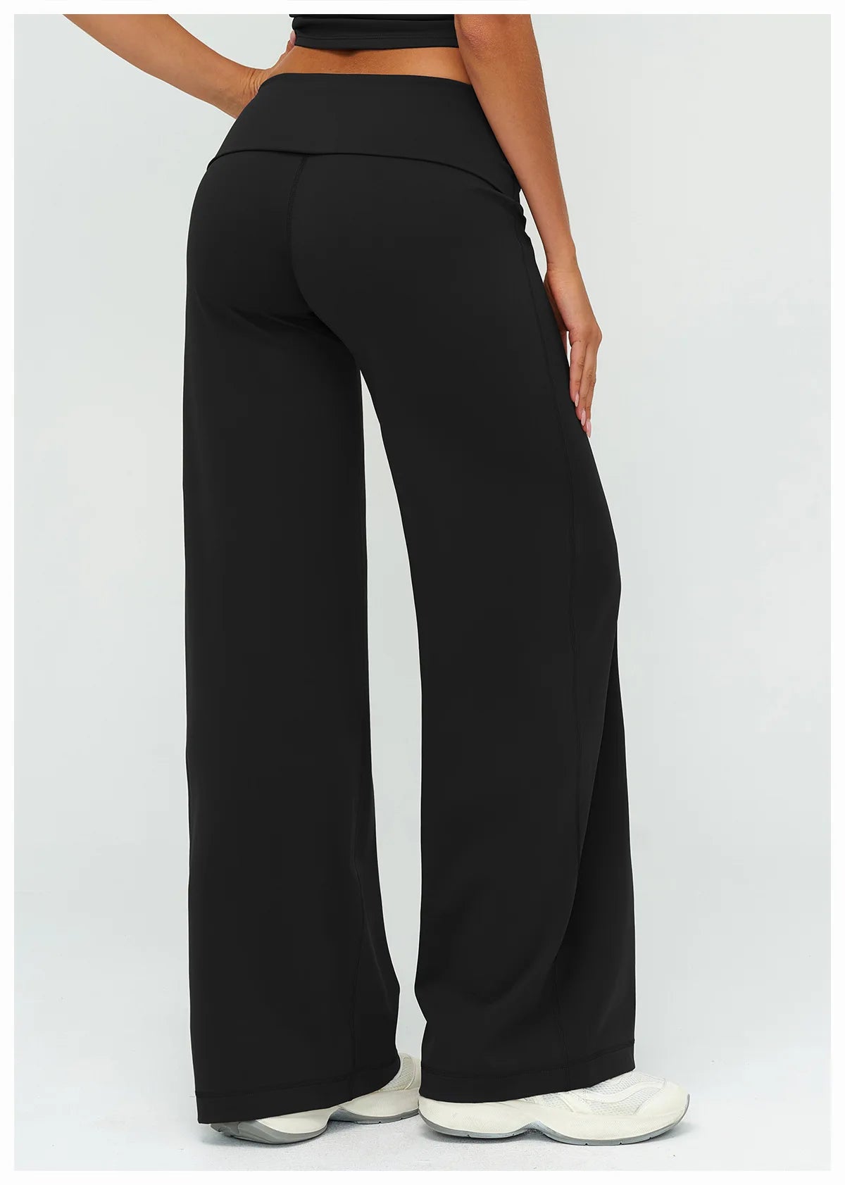 Womens Loose Wide-Leg Sports Leggings - Bellanica