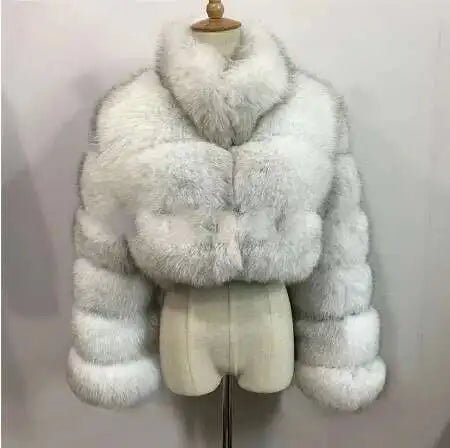 Bellanica - Women’s Short Faux-Fur Jacket