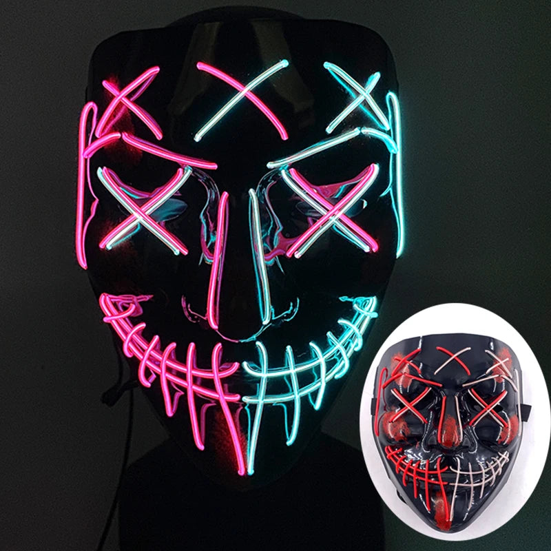 Bellanica - Glowing LED Purge Mask Headgear