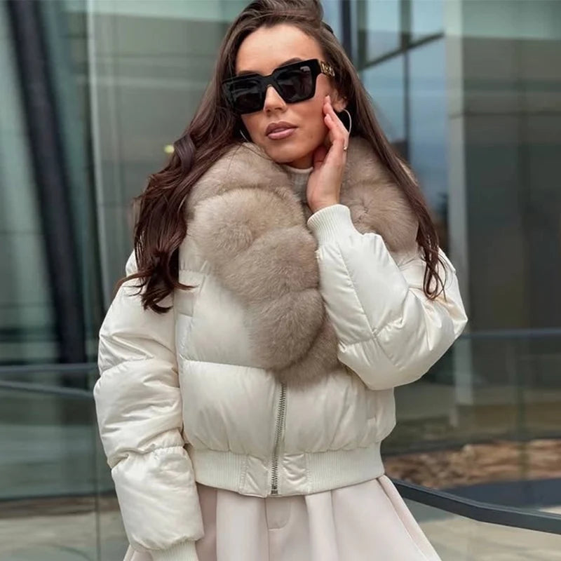 Bellanica - Women's warm belted hooded winter parka