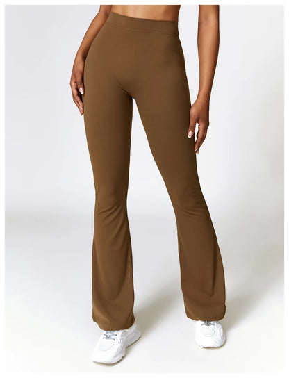 Bellanica - V-Waist Flare Leg Yoga Pants
