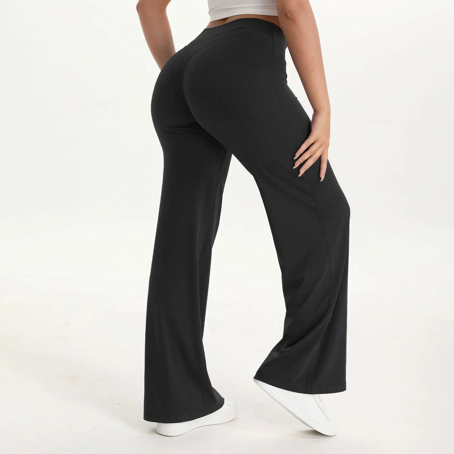 Mid-waist soft yoga gym leggings - Bellanica