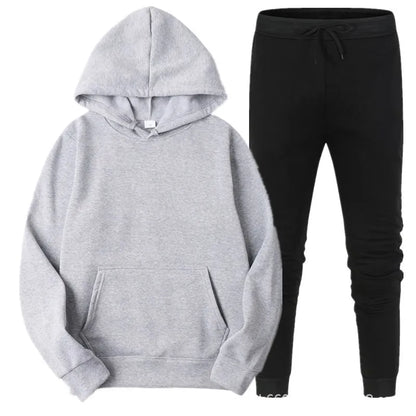 Bellanica - Men’s Solid Hoodie Pants Set