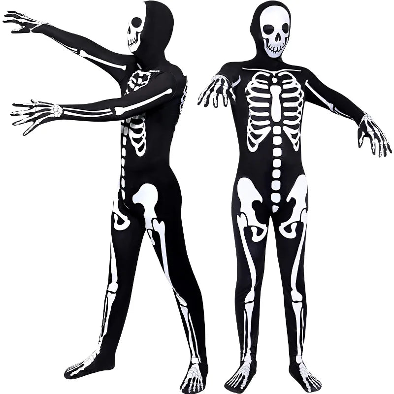 Bellanica - Skeleton Jumpsuit Costume for Halloween