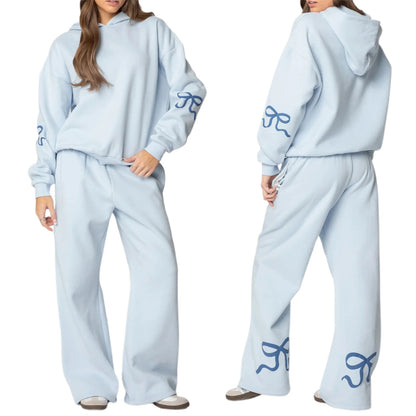 Bellanica - Y2K Bow Hoodie & Pants Set
