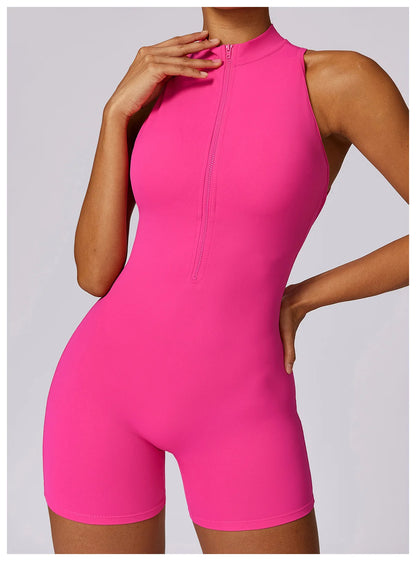 Bellanica - Seamless One-Piece Workout Jumpsuit Set