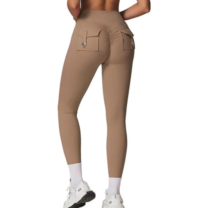 Bellanica - Women Wide-Leg Stretch Yoga Pants with Back Pockets