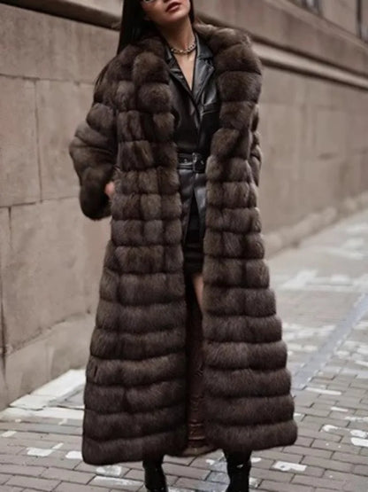 Bellanica - Fashion Warm Faux Fur Coat