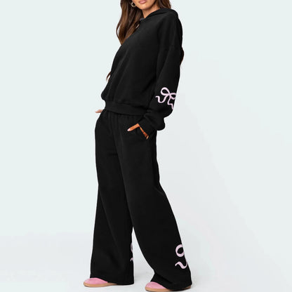 Bellanica - Y2K Bow Hoodie & Pants Set