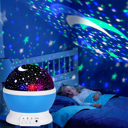 Bellanica - Starry Sky Rotating Night Light