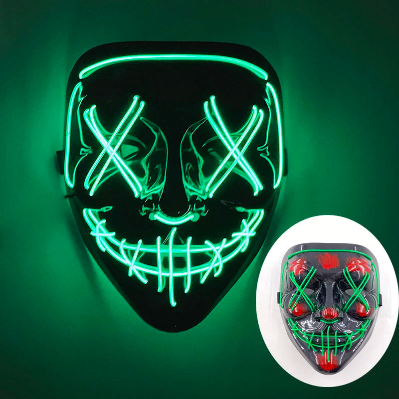 Bellanica - Glowing LED Purge Mask Headgear