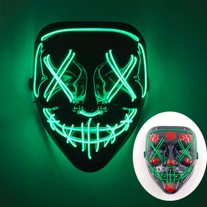 Bellanica - Glowing LED Purge Mask Headgear