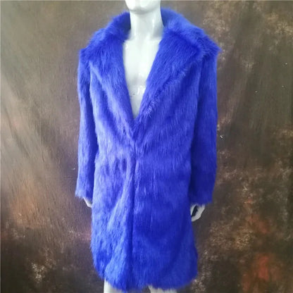 Bellanica - Men's Faux Fur Overcoat