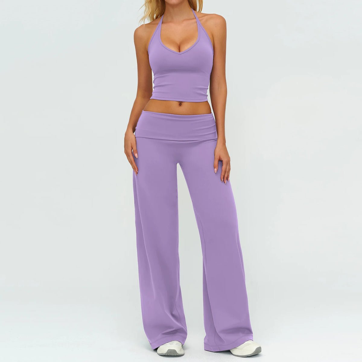 Womens Casual Yoga Tracksuit Set - Bellanica