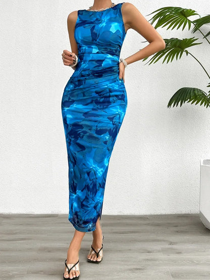 Bellanica - Slim Fit Printed Summer Dress