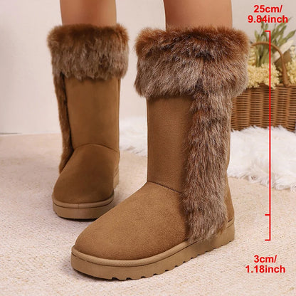 Bellanica - Plush faux fur boots