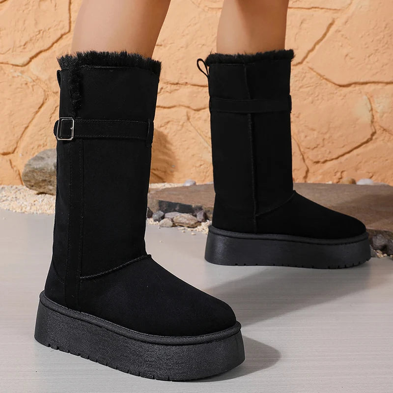 Bellanica - Plush chunky winter boots