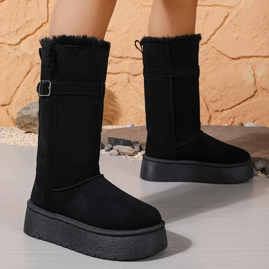 Bellanica - Plush chunky winter boots