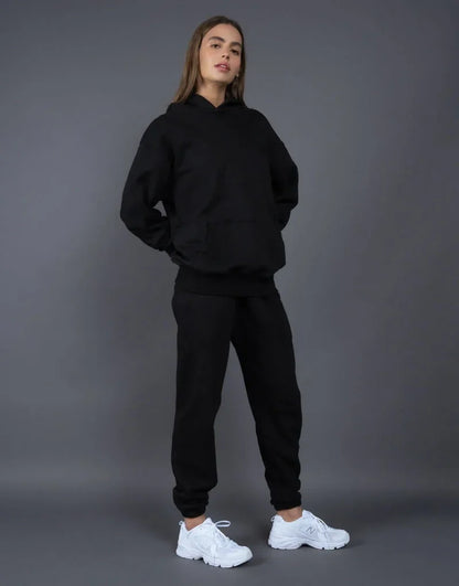 Bellanica - Fleece-Lined Thick Hooded Sweatshirt Set