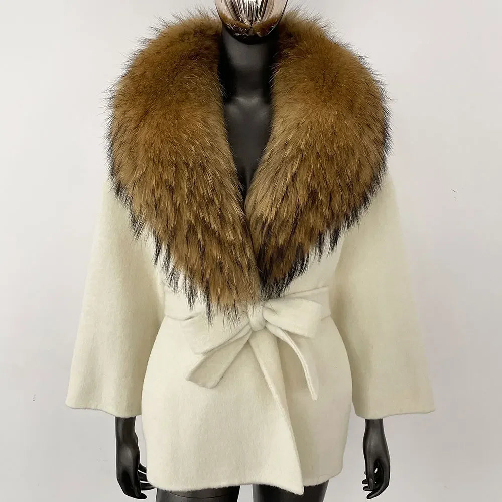 Bellanica - Women’s Raccoon Fox Coat