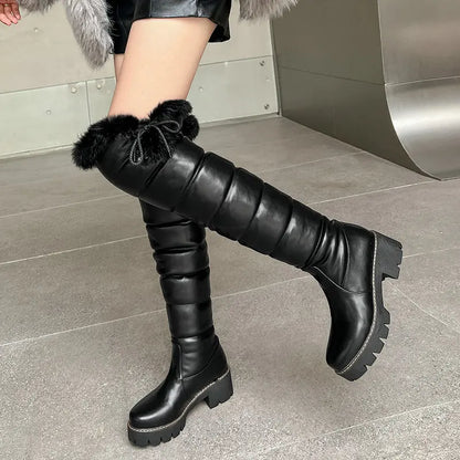 Bellanica - Women’s warm platform snow boots