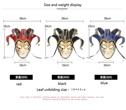 Bellanica - Joker Venetian Masquerade Party Mask