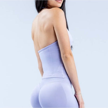 Bellanica - Strappy Open-Back Sports Bra Tank