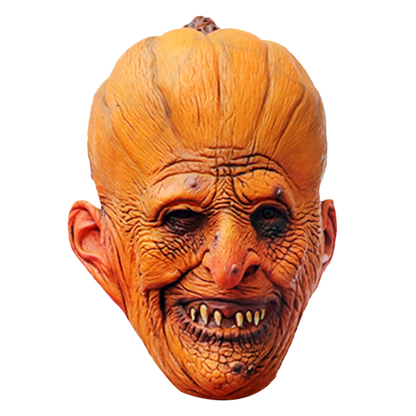 Bellanica - Halloween Pumpkin Head Latex Mask