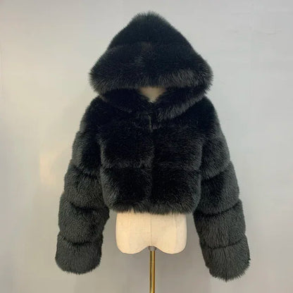 Bellenica - Pink Faux Fur Coat