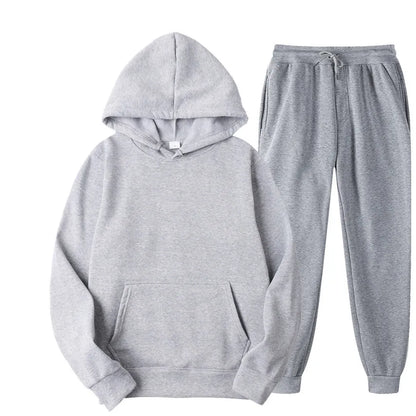 Bellanica - Men’s Solid Hoodie Pants Set