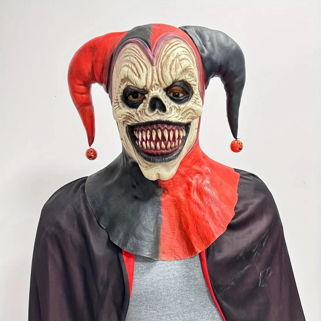 Bellanica - Menacing Horned Clown Halloween Mask