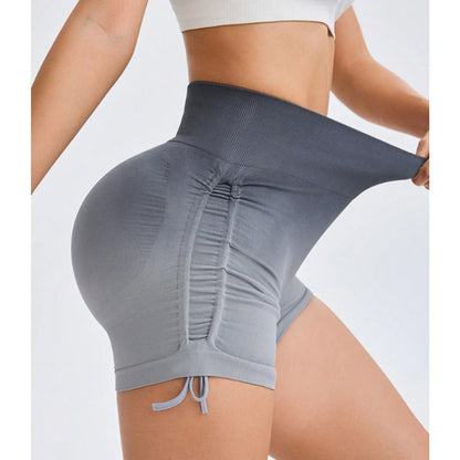 Bellanica - Sportshorts mit Farbverlauf und hoher Taille