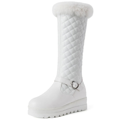 Bellanica - Fur knee winter boots