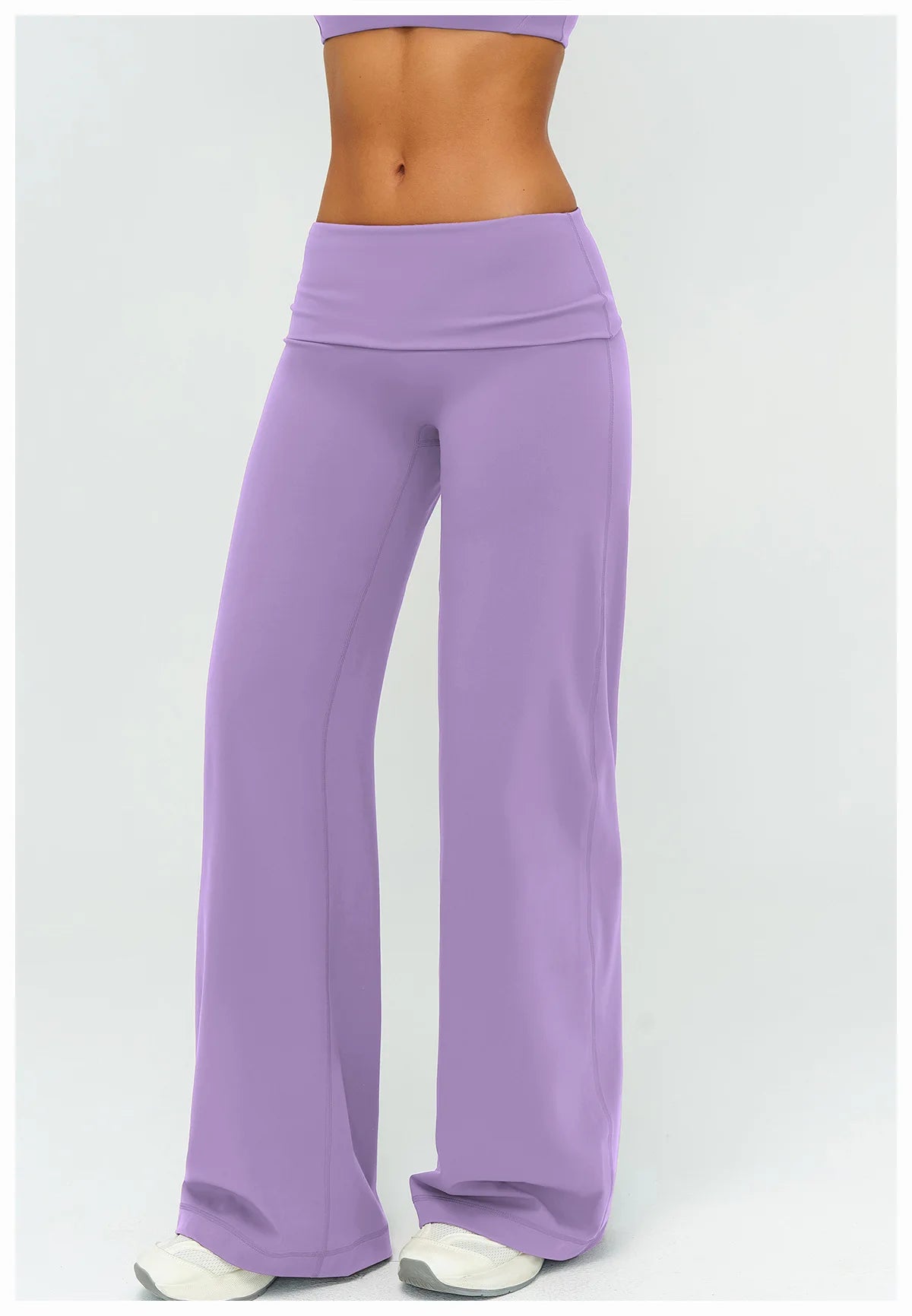 Womens Loose Wide-Leg Sports Leggings - Bellanica