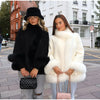 Fashion Patchwork Elegant Women's Coat