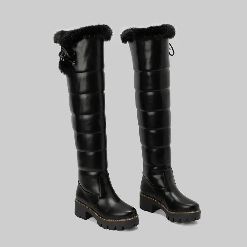 Bellanica - Women’s warm platform snow boots