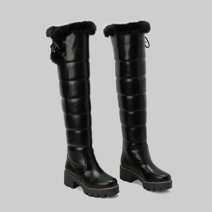 Bellanica - Women’s warm platform snow boots