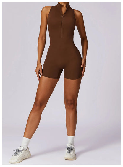Bellanica - Seamless One-Piece Workout Jumpsuit Set