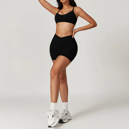 Bellanica - 2-Piece Crop Top Leggings Set