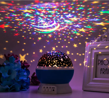 Bellanica - Starry Sky Rotating Night Light