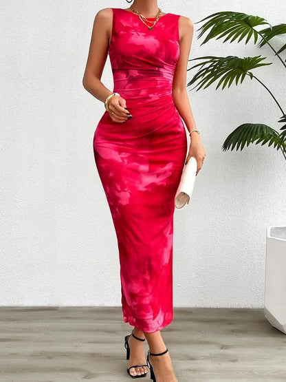 Bellanica - Slim Fit Printed Summer Dress