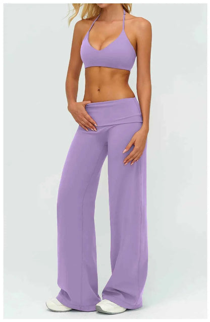 Womens Casual Yoga Tracksuit Set